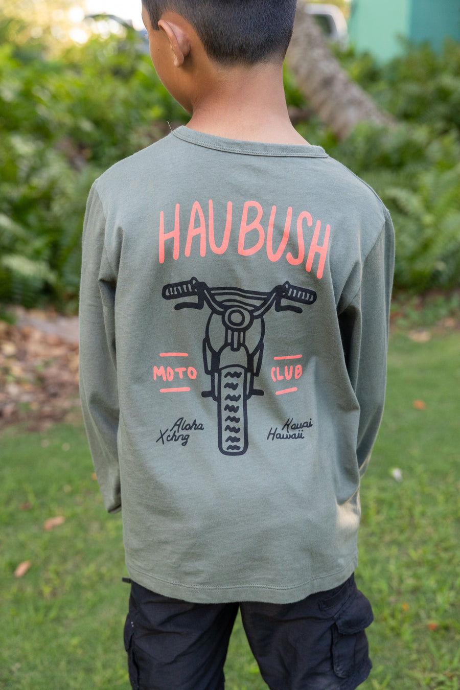 Hau Bush Moto Club Youth Longsleeve Tee