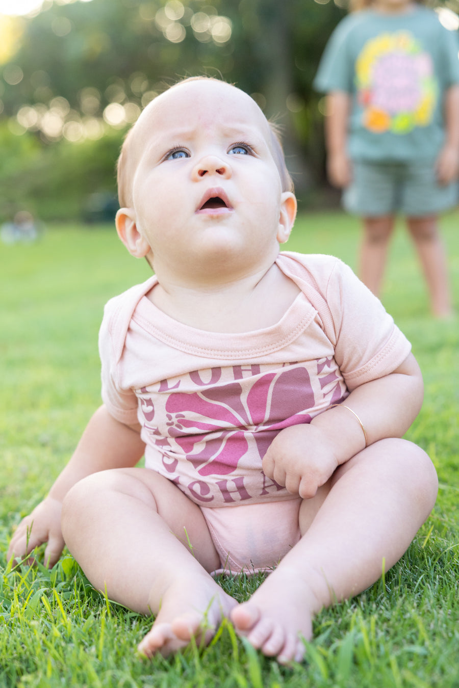 ABC Hibiscus Onesie