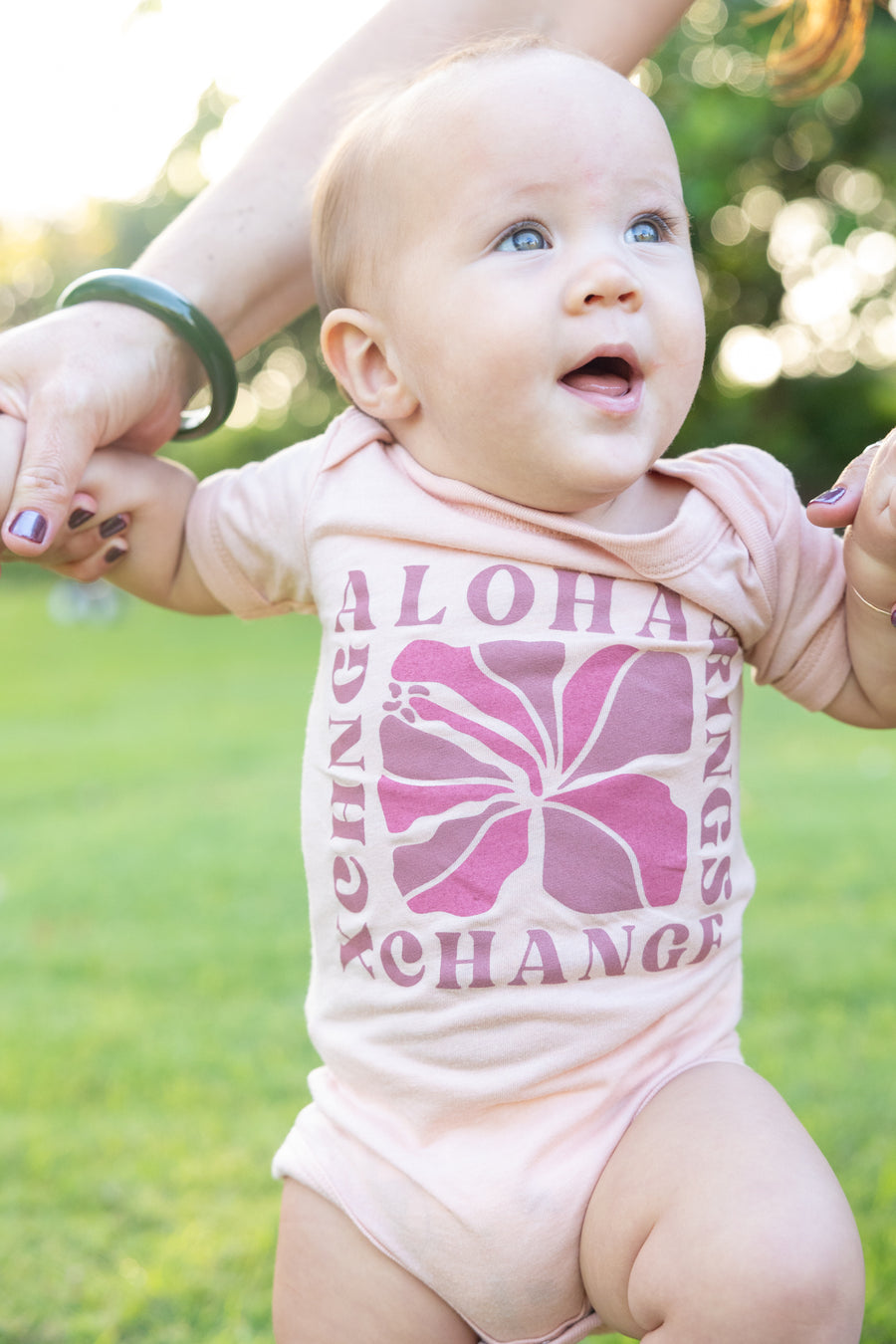 ABC Hibiscus Onesie