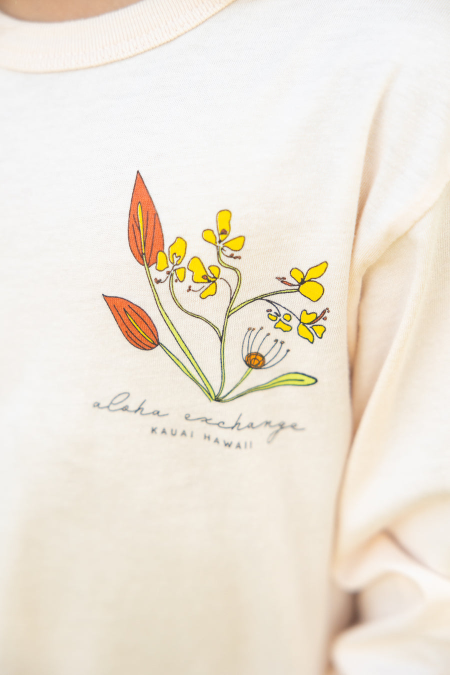 Floral Blossoms Youth Longsleeve Tee