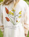 Floral Blossoms Youth Longsleeve Tee