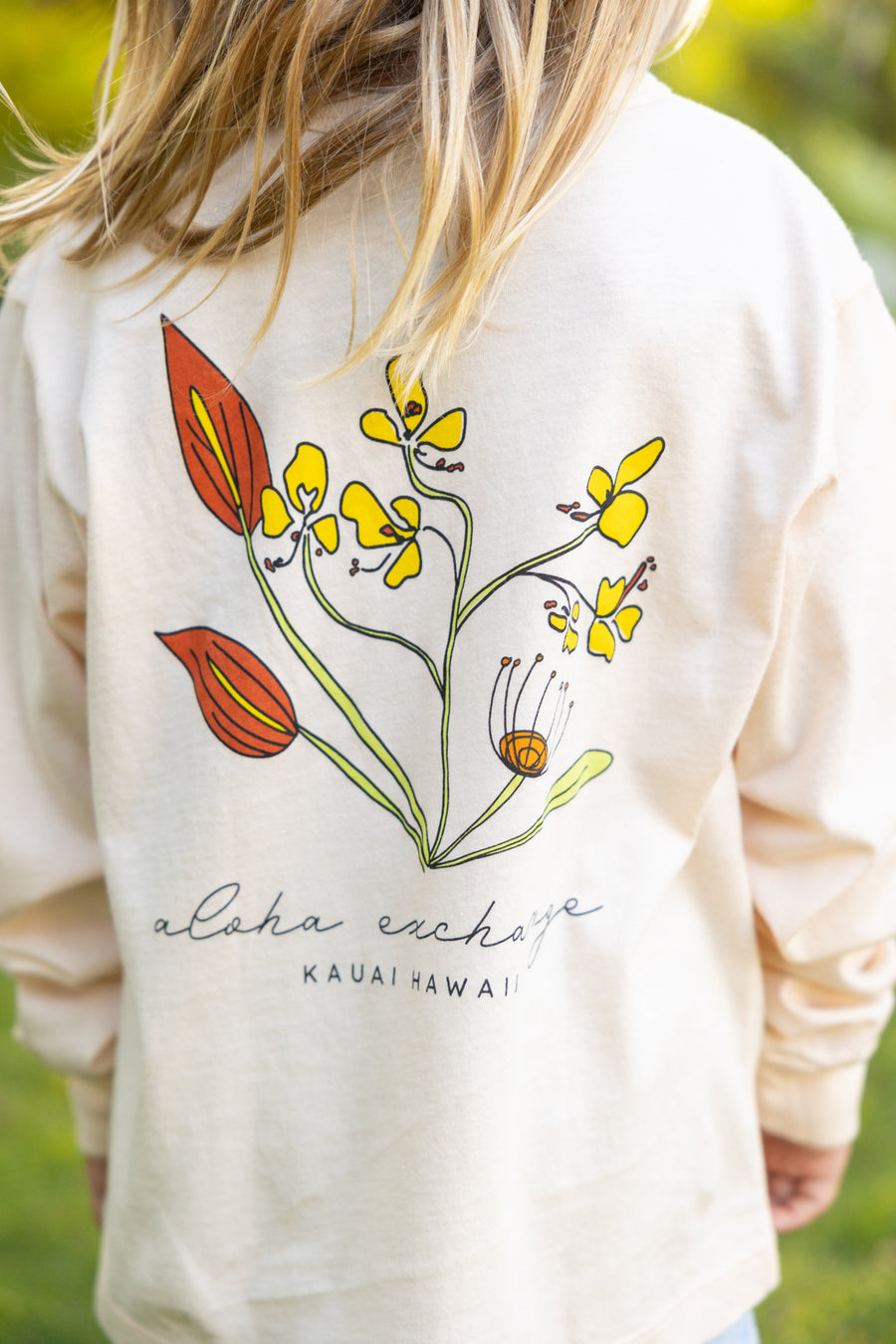 Floral Blossoms Youth Longsleeve Tee