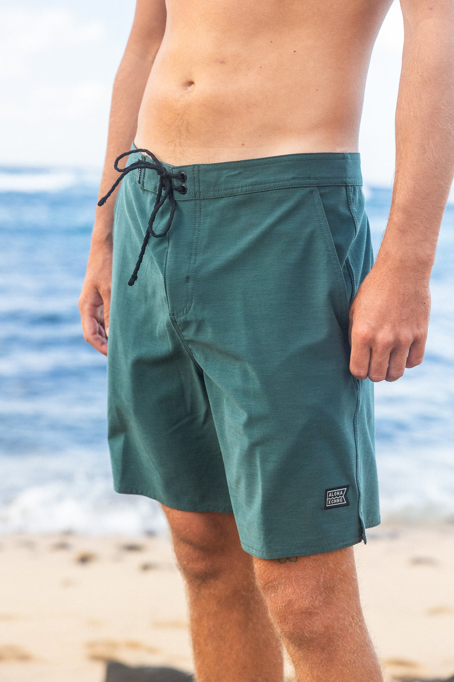 M's Cruisey Cruise Boardshort - Deep Forest