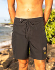 M's Side Pali Boardshort - Black / Tiger Camo