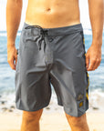 M's Side Pali Boardshort 19" - Dark Grey