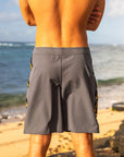 M's Side Pali Boardshort 19" - Dark Grey