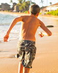 Boys Cruisey Cruise Boardshort - Tiger Camo