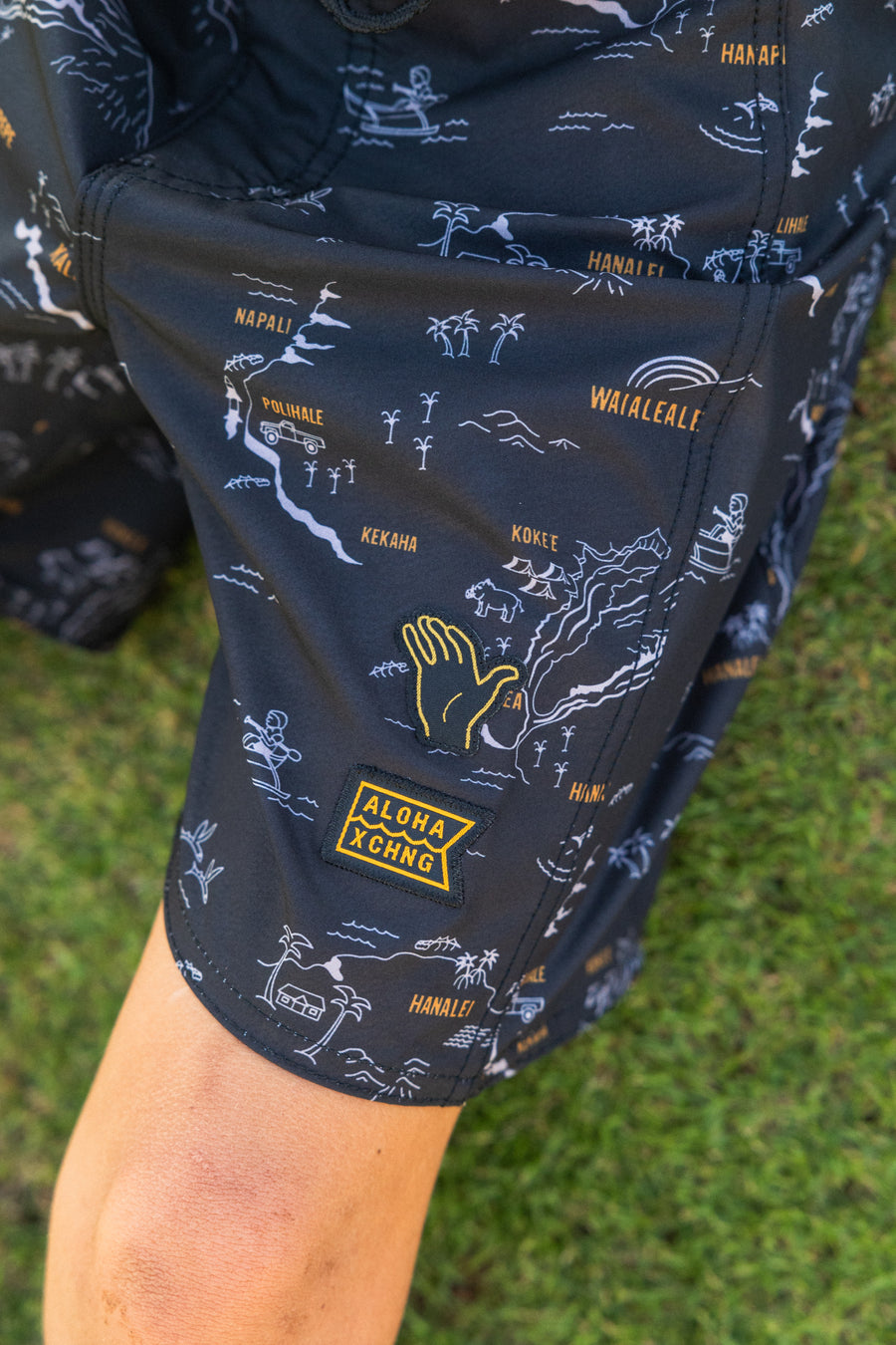 Kauai Map Baby Kine Boardshorts