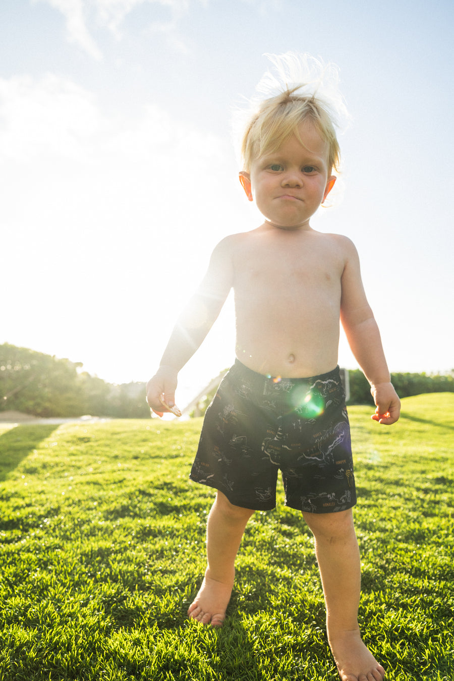 Kauai Map Baby Kine Boardshorts