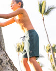 Boys Cruisey Cruise Boardshort - Deep Forest