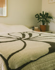 ABC Hibiscus Plush Throw Blanket