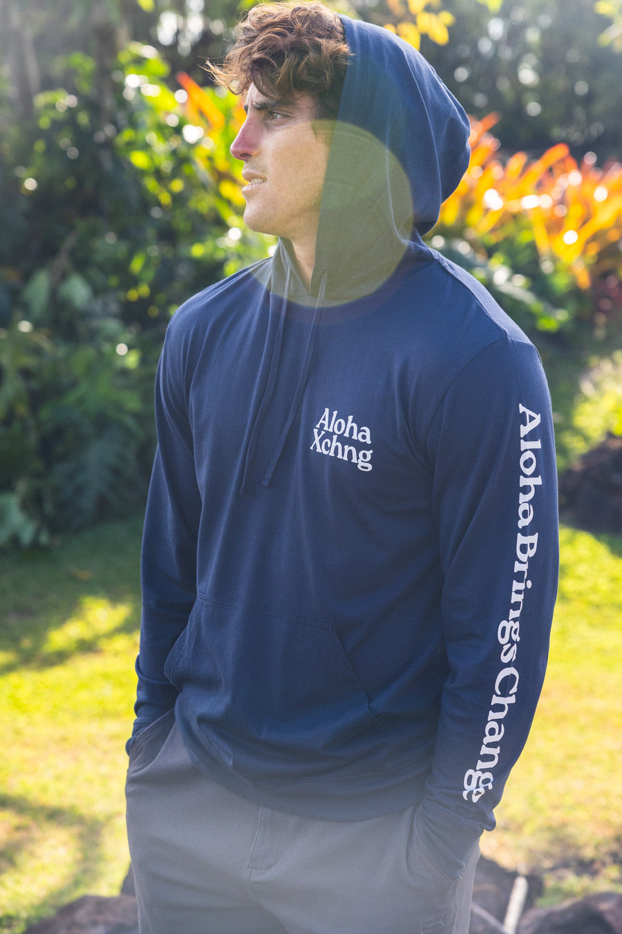 M's ABC Stacked Lightweight Hoodie
