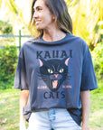 W's Kauai Cats Boyfriend Tee