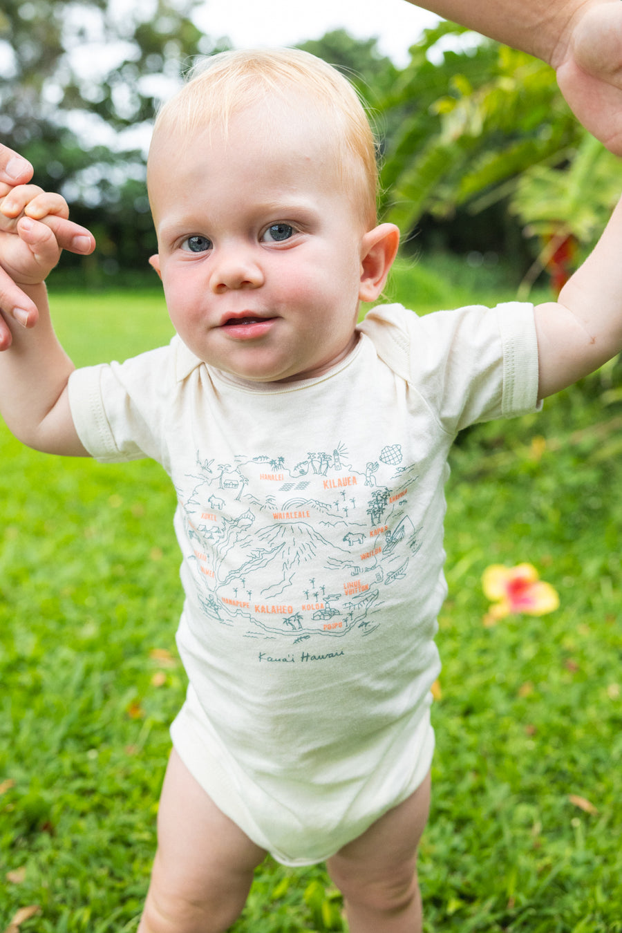 Kauai Map Onesie