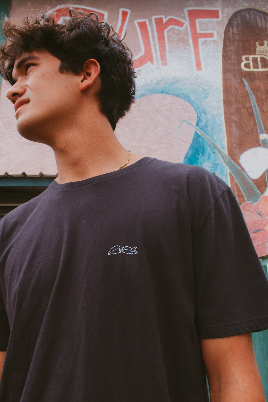 M's Broke Board Embroidered Tee