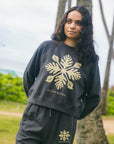 W's Kapa Lau Cropped Boxy Pullover
