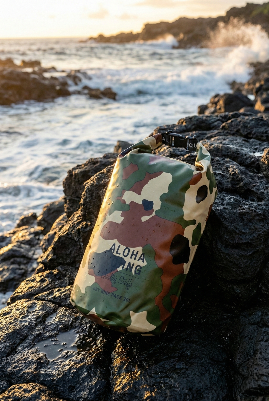 20L Roll Top Dry Sling Bag-Camo