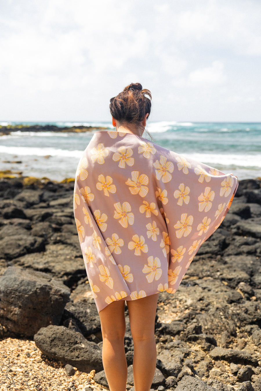 Hau Hibiscus Quick Dry Kine Towel