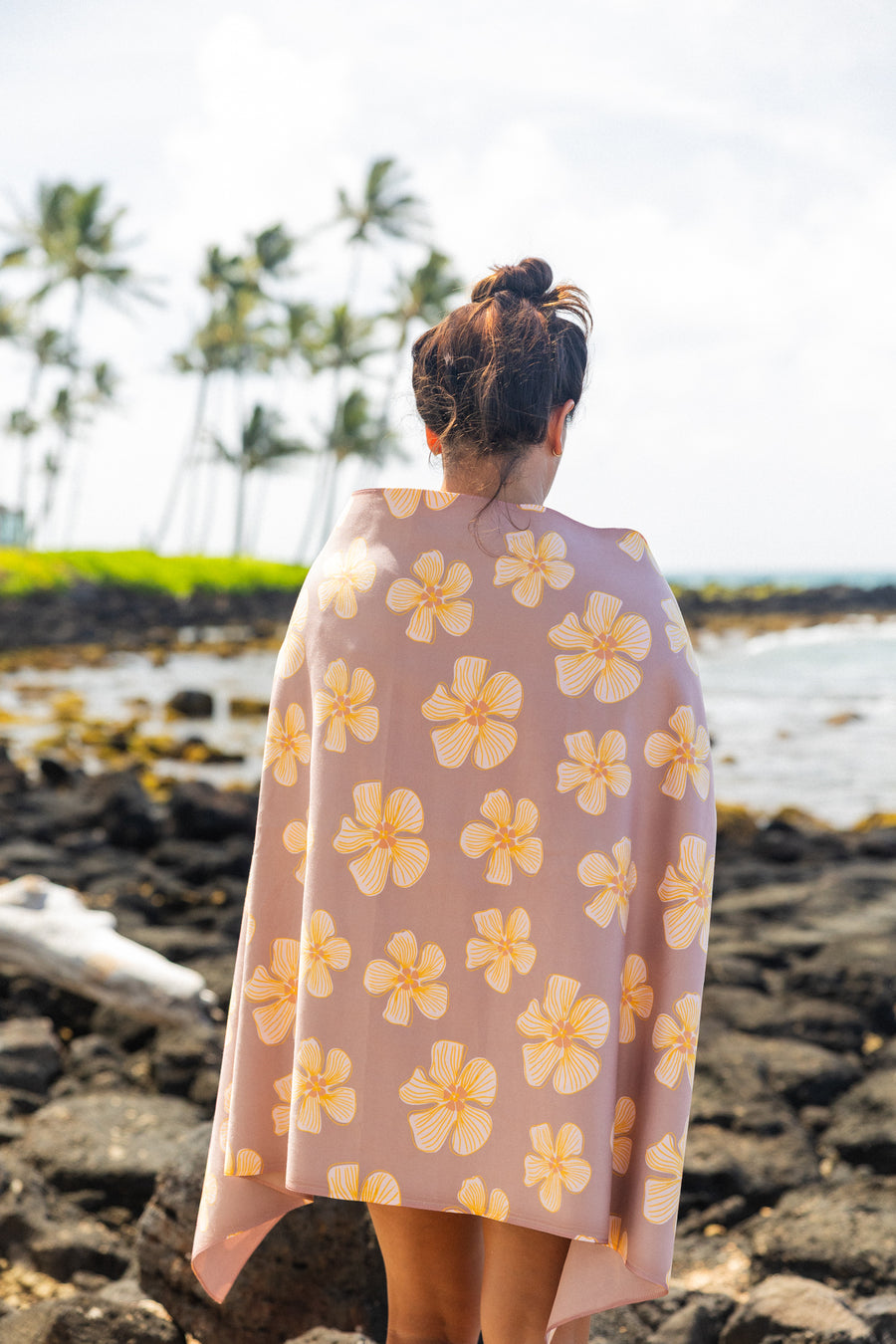 Hau Hibiscus Quick Dry Kine Towel