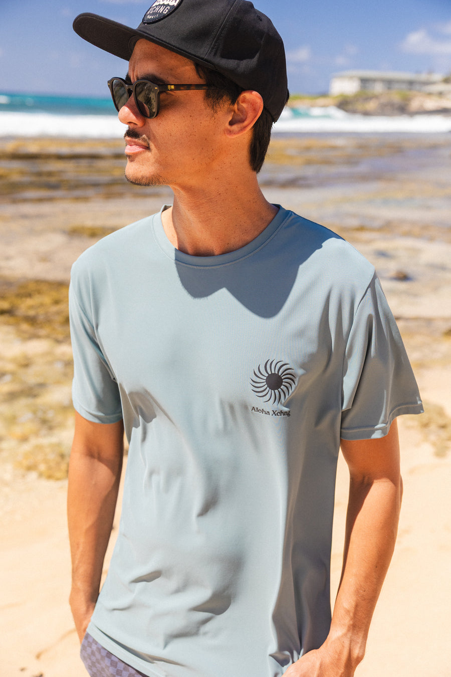 Koa Sun Double Shaka Sun Blocka UV Tee