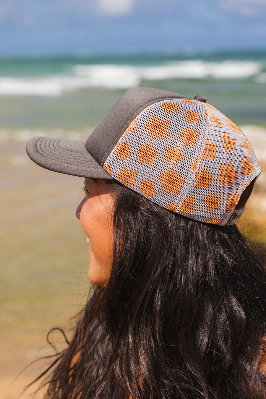 Hau Hibiscus Foam Trucker