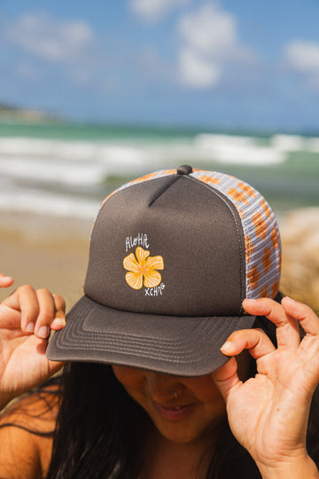 Hau Hibiscus Foam Trucker