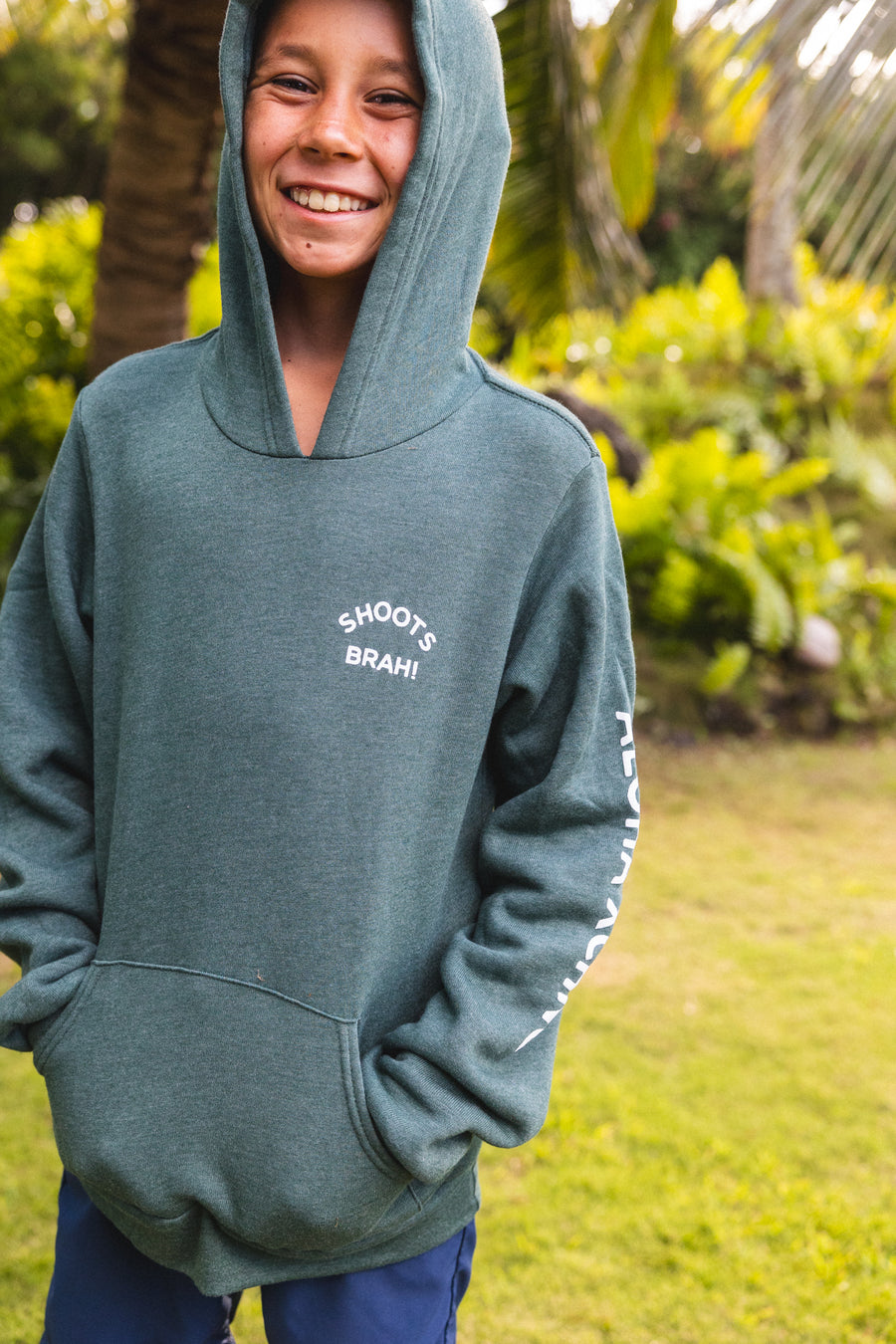 Shoots Brah Youth Pullover Hoodie