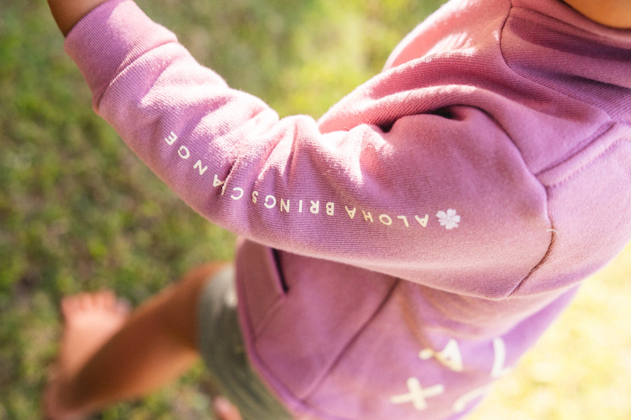 Flower Bloom Youth Pullover Hoodie