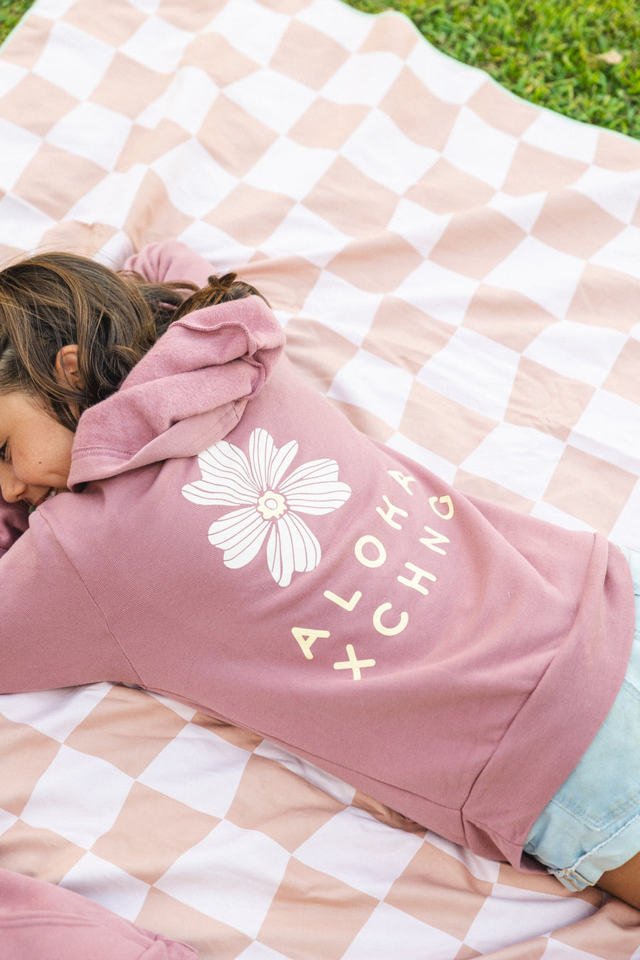 Flower Bloom Youth Pullover Hoodie