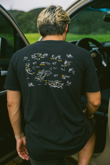 M's Kauai Map Tee