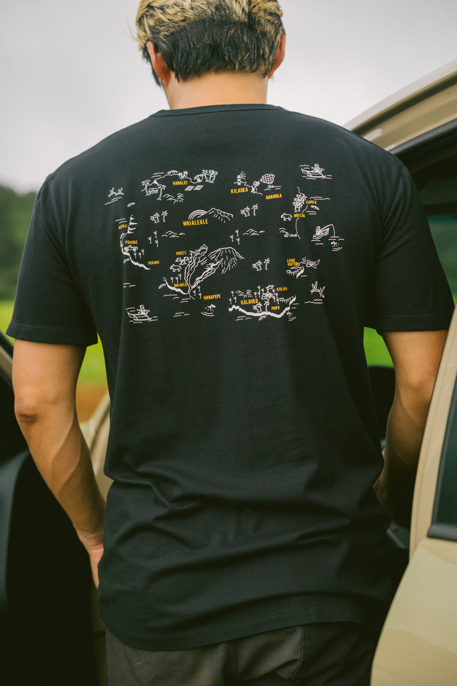 M's Kauai Map Tee