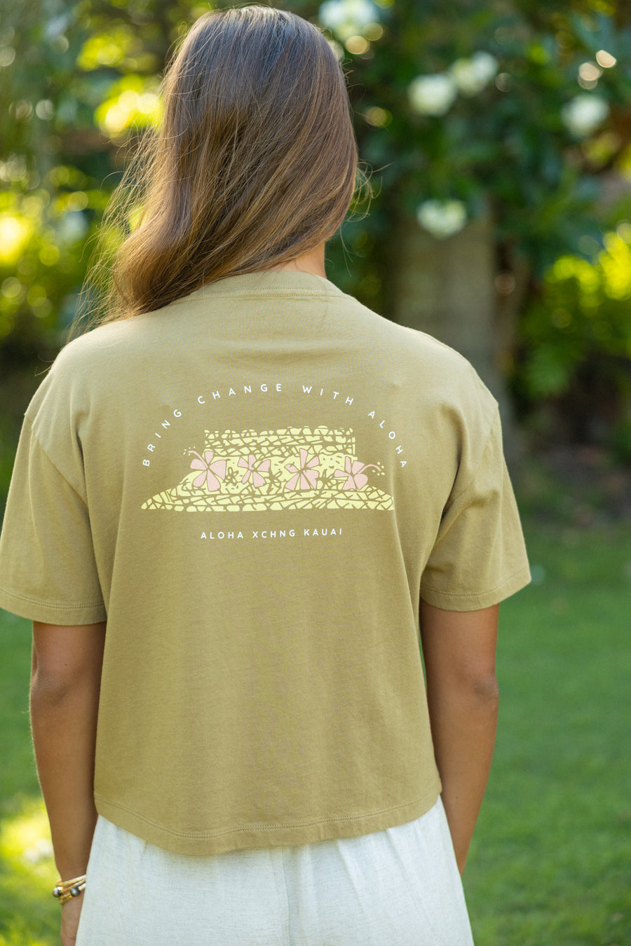 W's Lauhala Boxy Tee