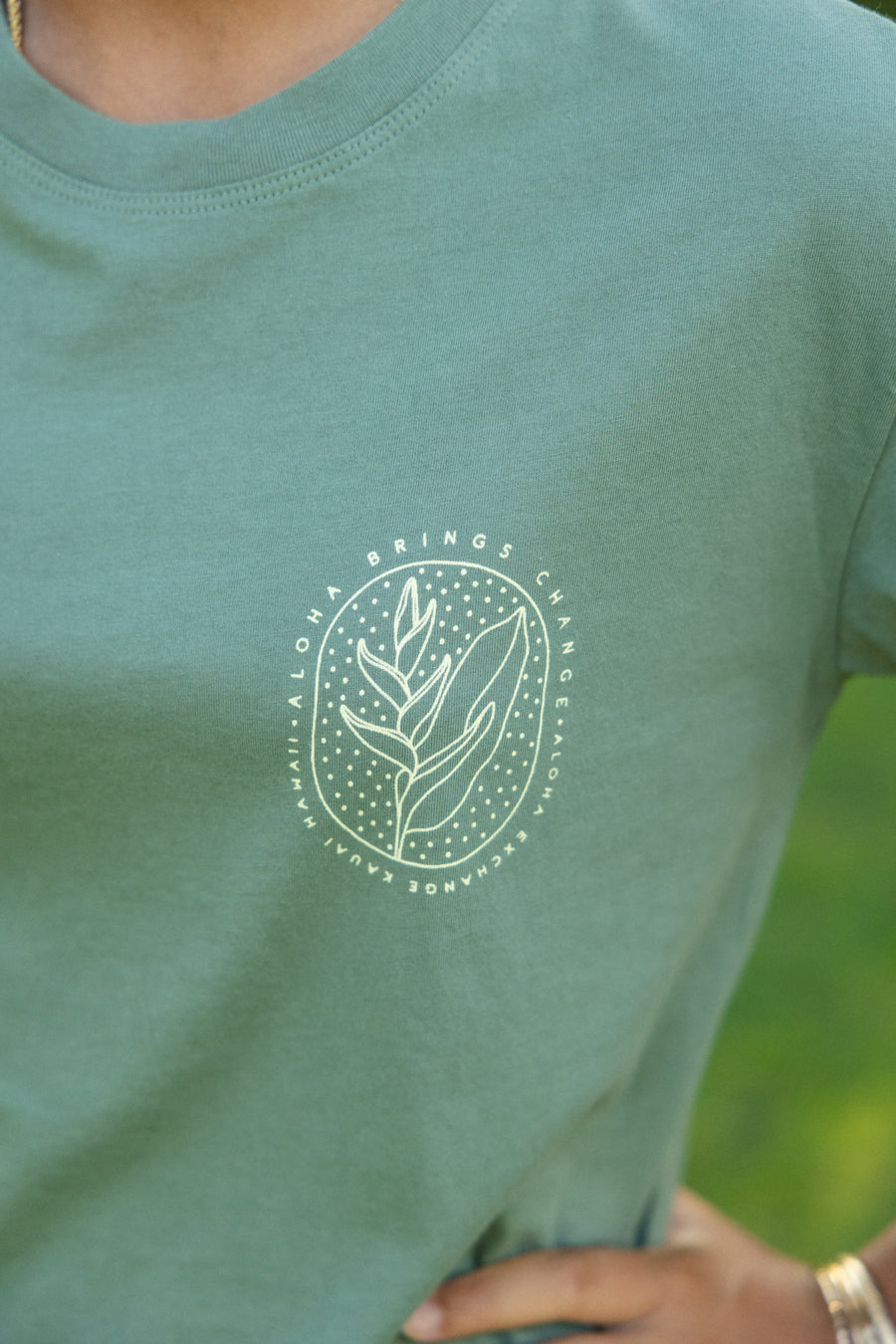 W's Heliconia Mid Crop Tee