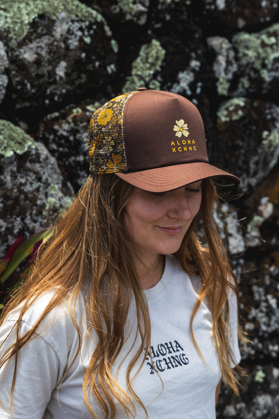 Flower Bloom Foam Trucker