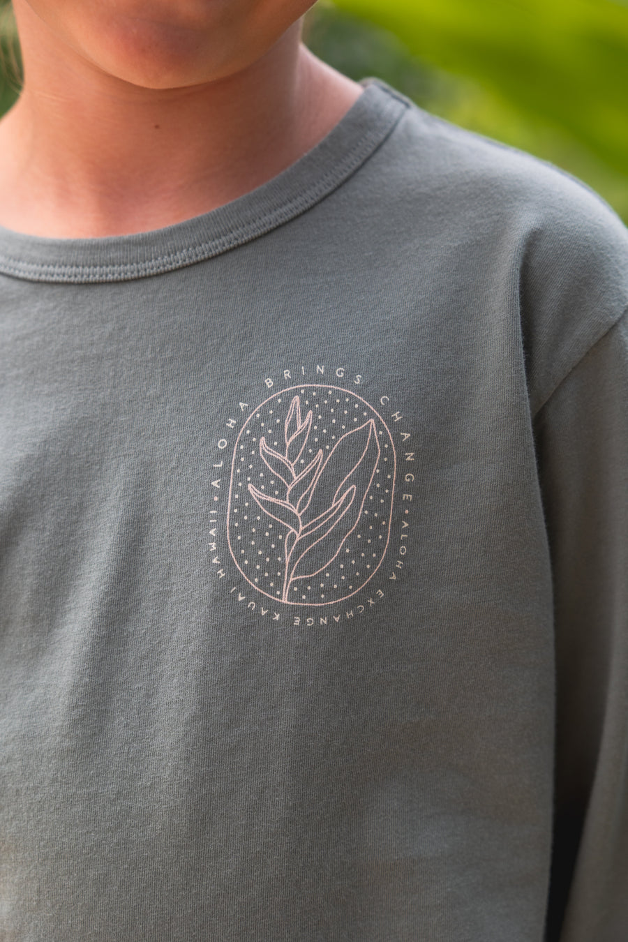 Heliconia Youth Longsleeve Tee