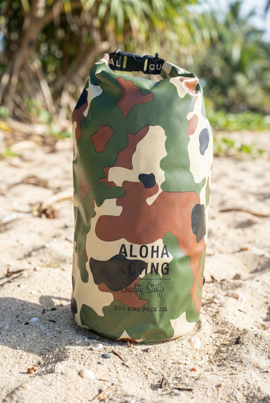 20L Roll Top Dry Sling Bag-Camo