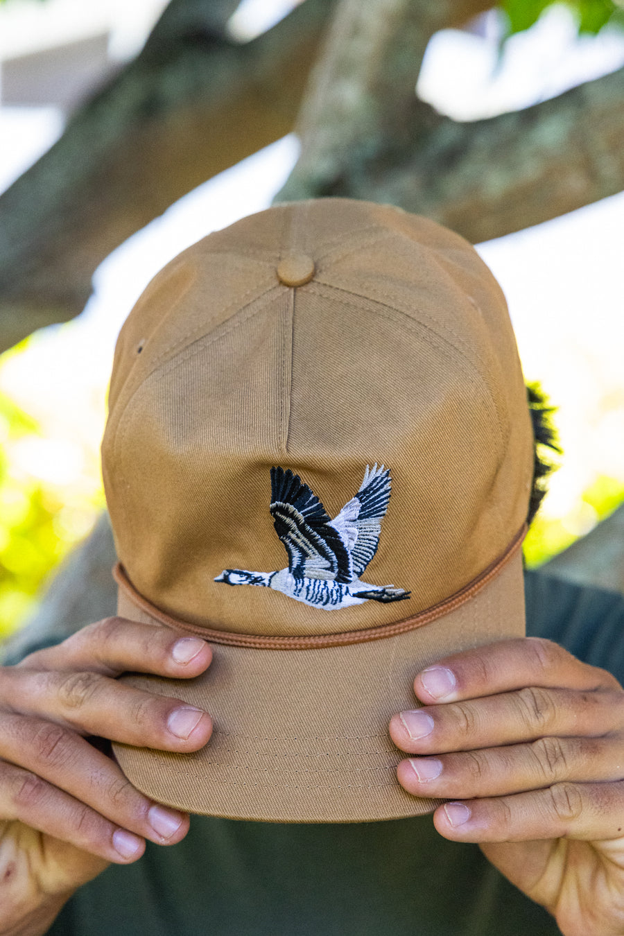 Flying Nene Embroidered Stretch Cap