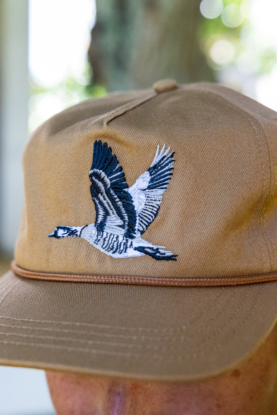 Flying Nene Embroidered Stretch Cap