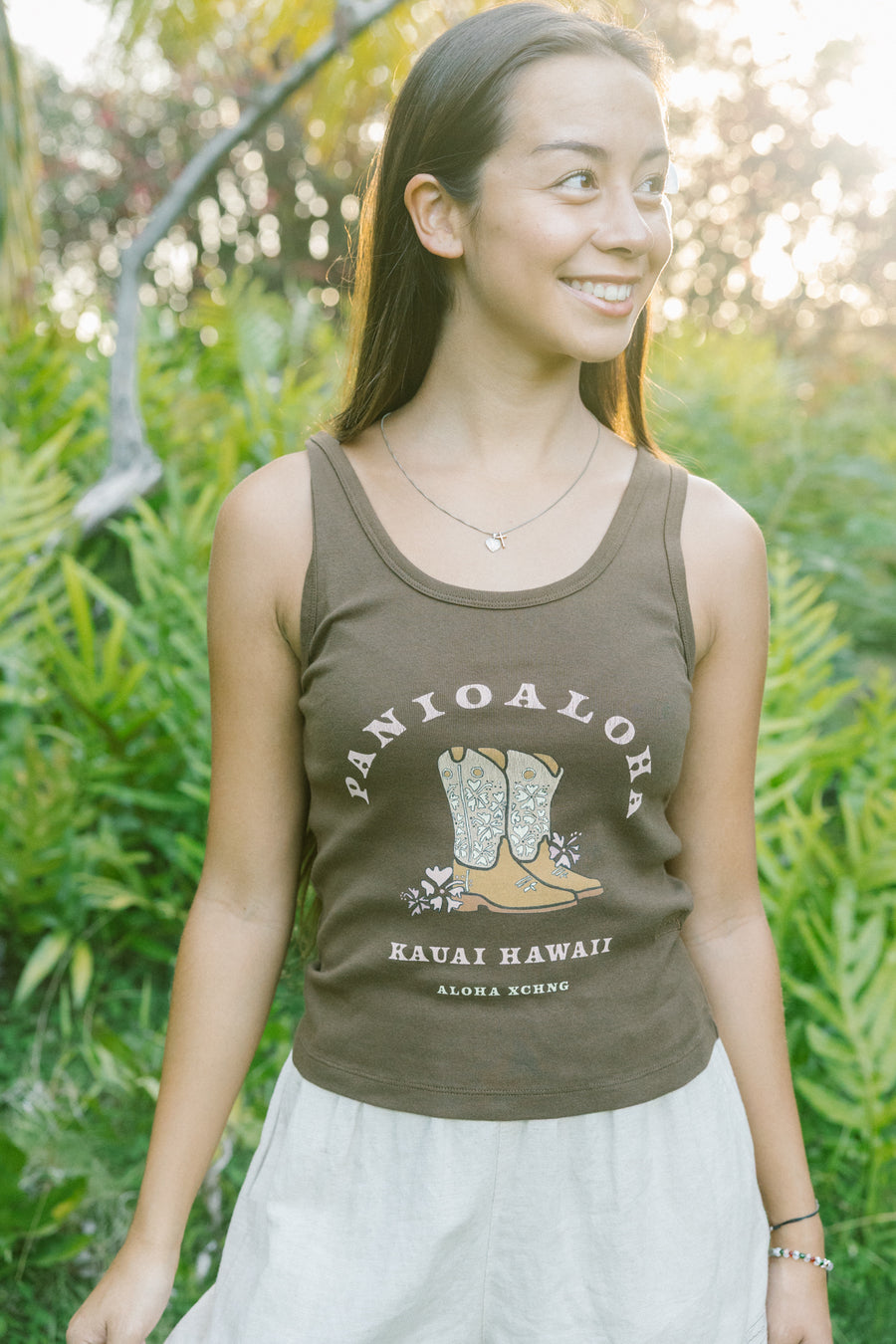 W's Panioaloha Fitted Tank