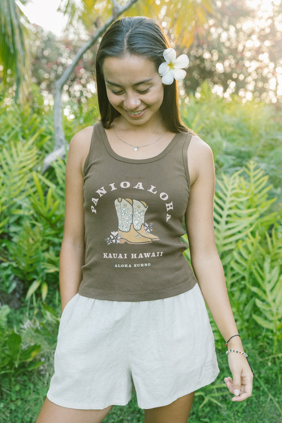 W's Panioaloha Fitted Tank