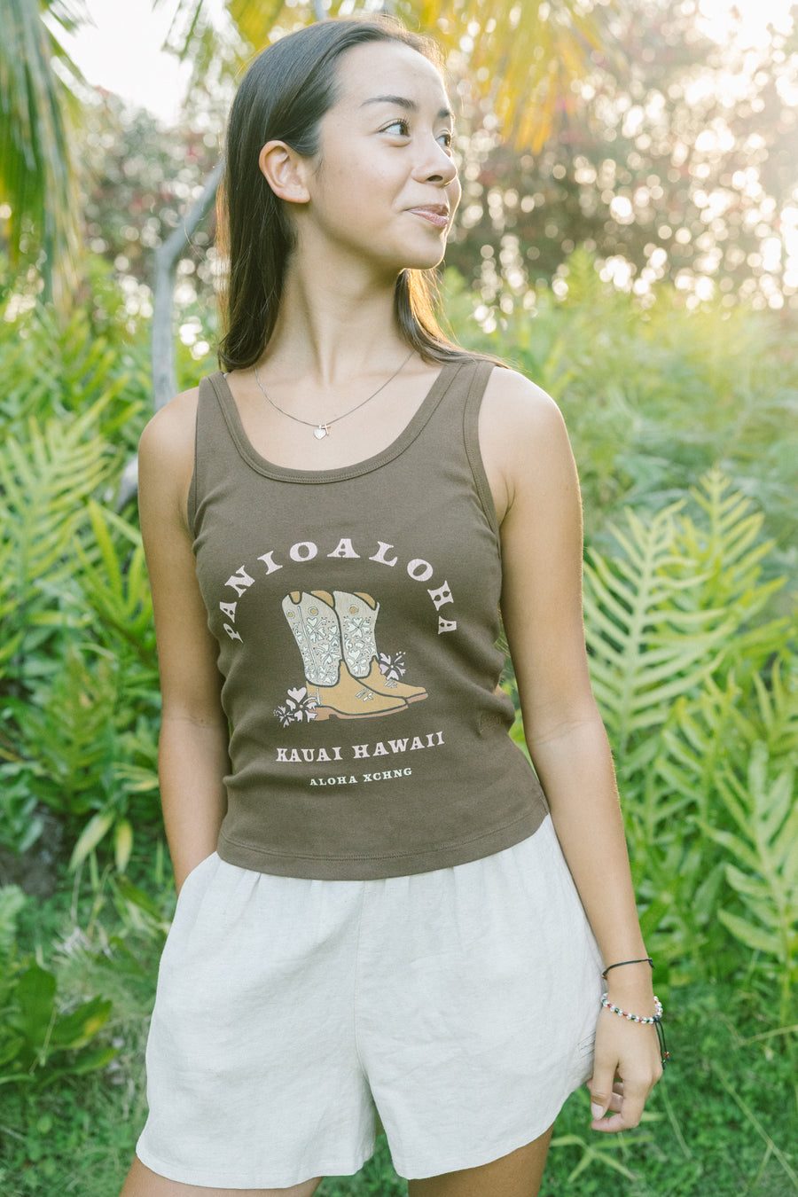 W's Panioaloha Fitted Tank