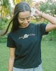 W's Pikake Rose Mid Tee