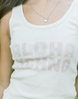 W's Blooming Fitted Tank