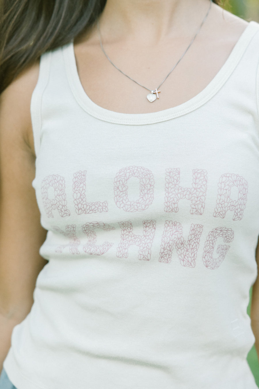 W's Blooming Fitted Tank
