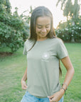 W's Sun Lei Crew Tee