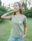 W's Sun Lei Crew Tee