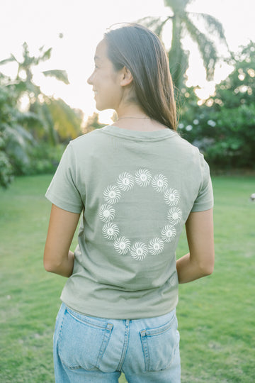 W's Sun Lei Crew Tee