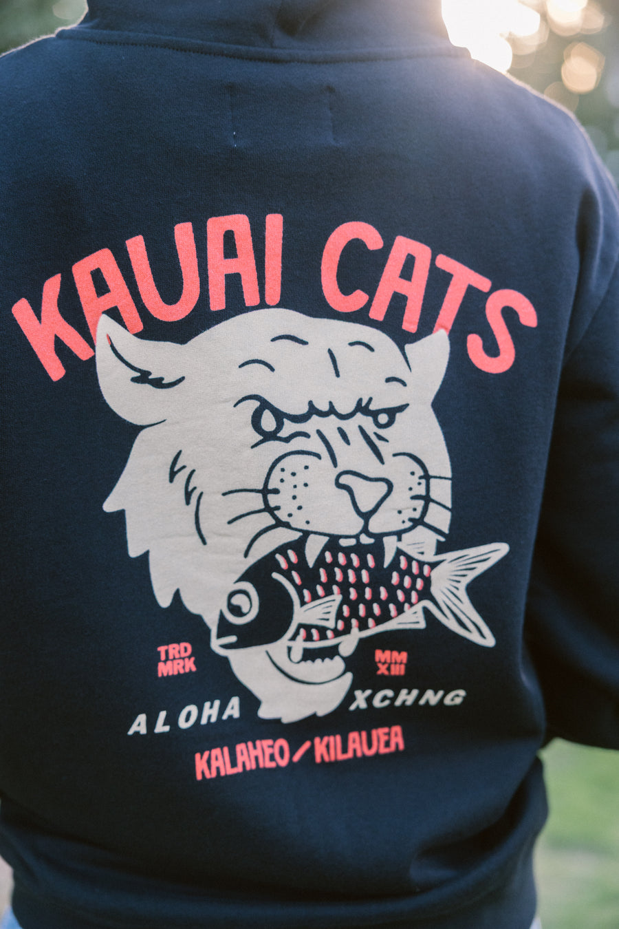 Kauai Cat Fish Zip Up Hoodie