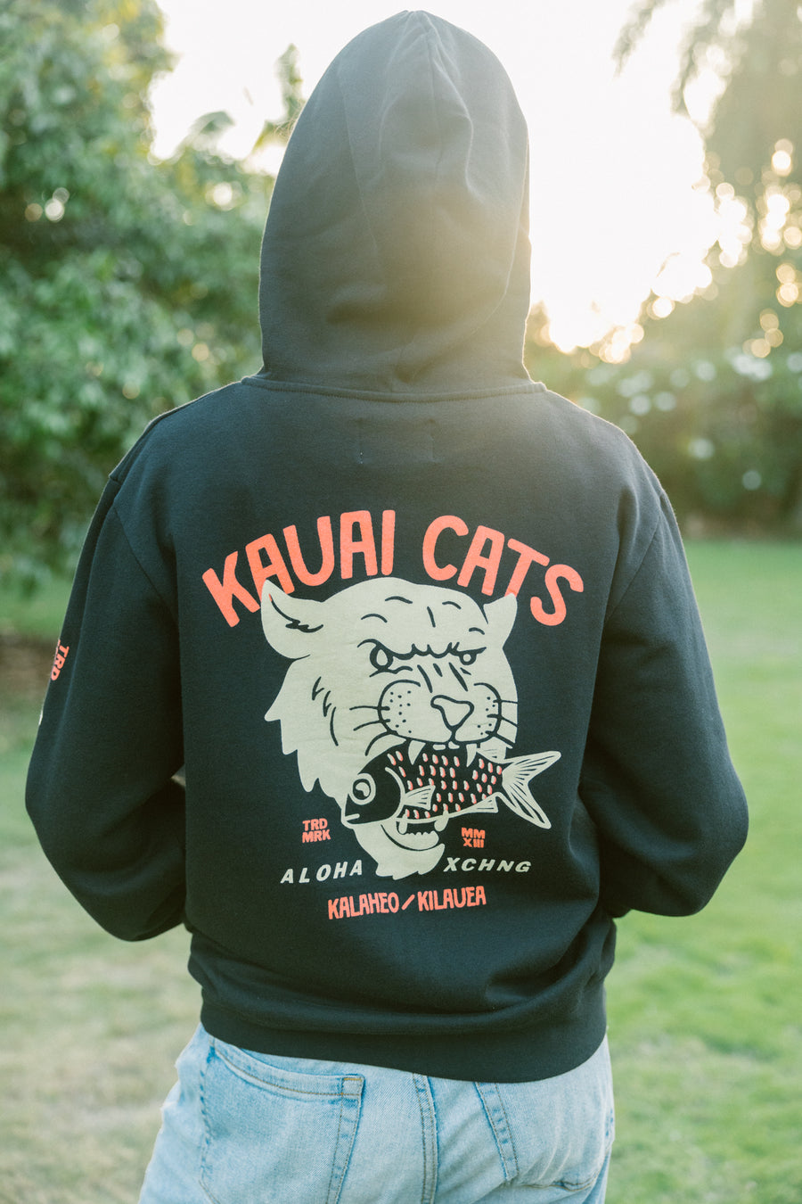 Kauai Cat Fish Zip Up Hoodie