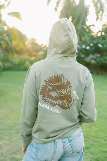 Lightning Boar Unisex Pullover Hoodie